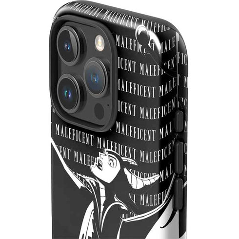 Disney Villains Maleficent Black and White iPhone 16 Pro Max Impact Case