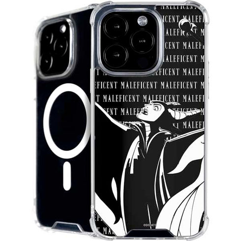 Disney Villains Maleficent Black and White iPhone 16 Pro Max MagSafe Case