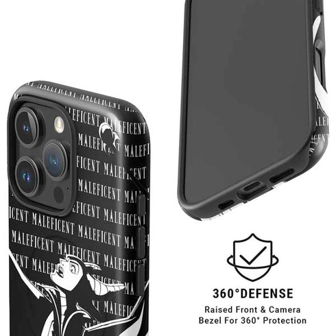 Disney Villains Maleficent Black and White iPhone 16 Pro Max Magsafe Impact Case
