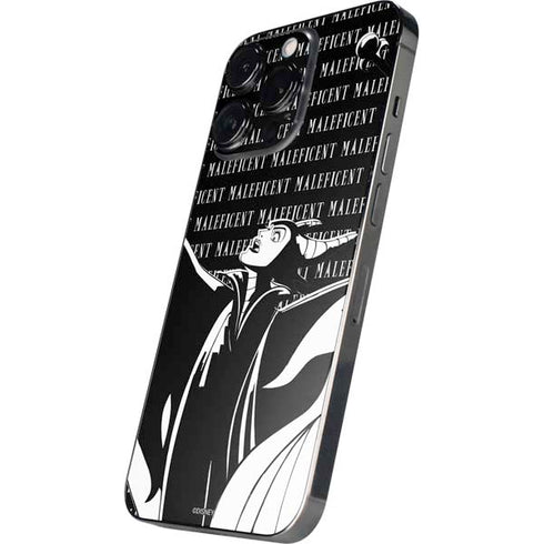 Disney Villains Maleficent Black and White iPhone 16 Pro Skin
