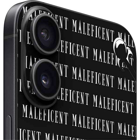 Disney Villains Maleficent Black and White iPhone 16 Skin