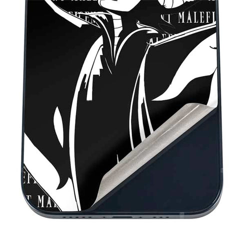 Disney Villains Maleficent Black and White iPhone 16 Skin