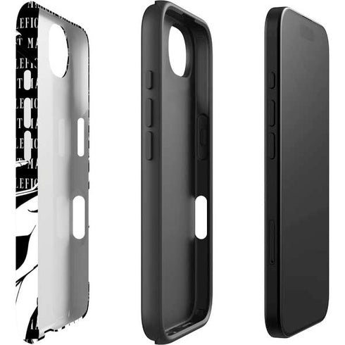Disney Villains Maleficent Black and White iPhone 16e Impact Case