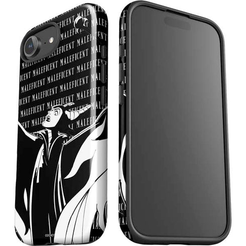 Disney Villains Maleficent Black and White iPhone 16e Impact Case