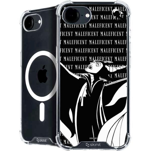 Disney Villains Maleficent Black and White iPhone 16e MagSafe Case
