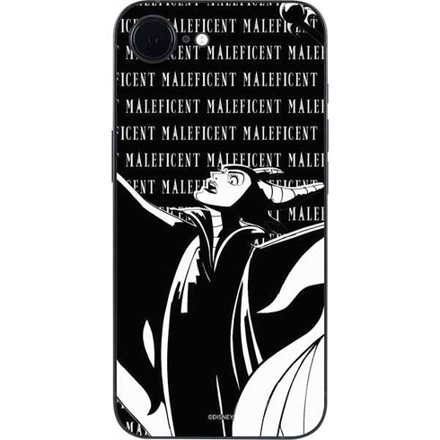 Disney Villains Maleficent Black and White iPhone 16e Skin