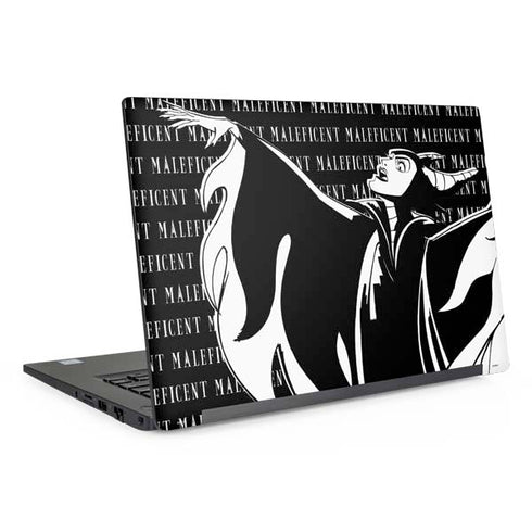 Disney Villains Maleficent Black and White Dell Latitude Skin