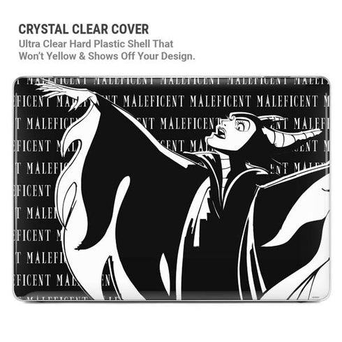 Disney Villains Maleficent Black and White MacBook Cases