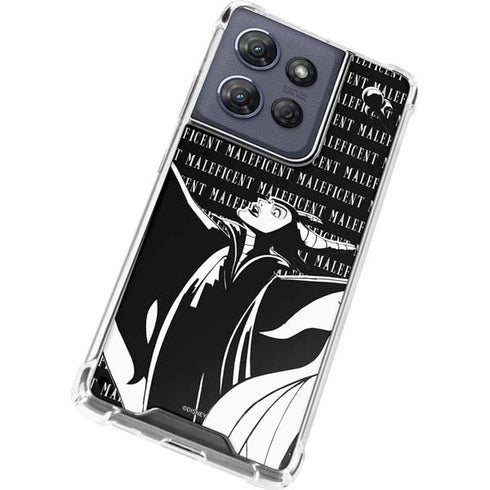 Disney Villains Maleficent Black and White Moto G Play 5G (2025) Clear Case