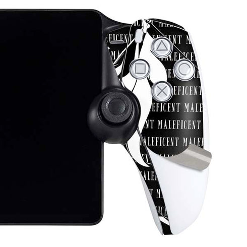Disney Villains Maleficent Black and White PlayStation Portal Remote Player Skin