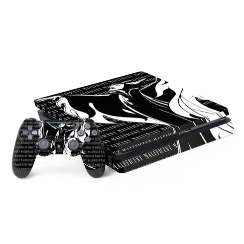 Disney Villains Maleficent Black and White PlayStation PS4 Skins