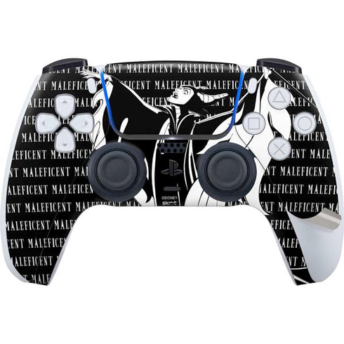Disney Villains Maleficent Black and White PS5 Pro Bundle Skin