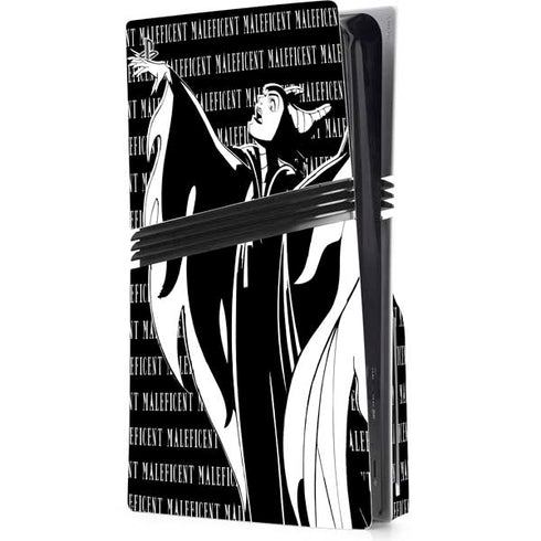 Disney Villains Maleficent Black and White PlayStation PS5 Skins