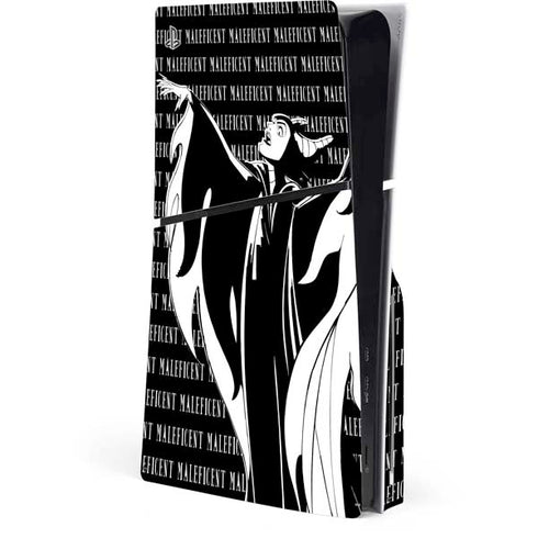 Disney Villains Maleficent Black and White PlayStation PS5 Skins