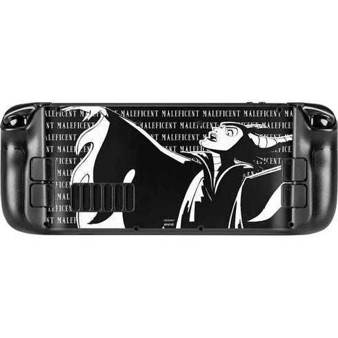 Disney Villains Maleficent Black and White Steam Deck Handheld Gaming Computer Skin