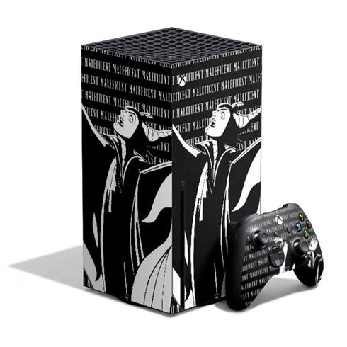 Disney Villains Maleficent Black and White Xbox Series X Skins