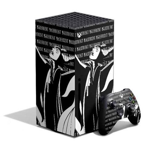 Disney Villains Maleficent Black and White XBox Series X Digital Edition Bundle Skin