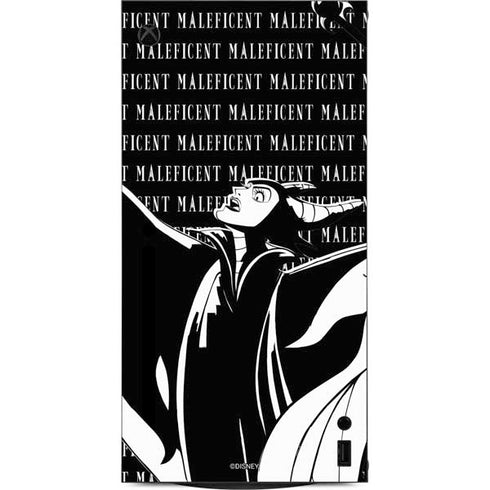 Disney Villains Maleficent Black and White XBox Series X Digital Edition Console Skin
