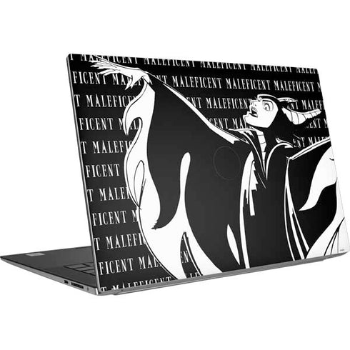 Disney Villains Maleficent Black and White Dell XPS Skin