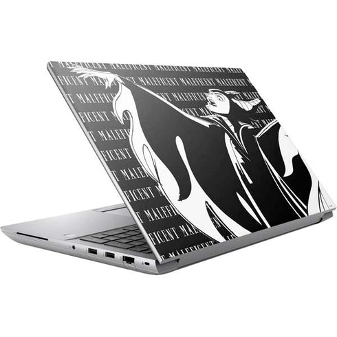 Disney Villains Maleficent Black and White HP ZBook Fury 16 G10 Skin
