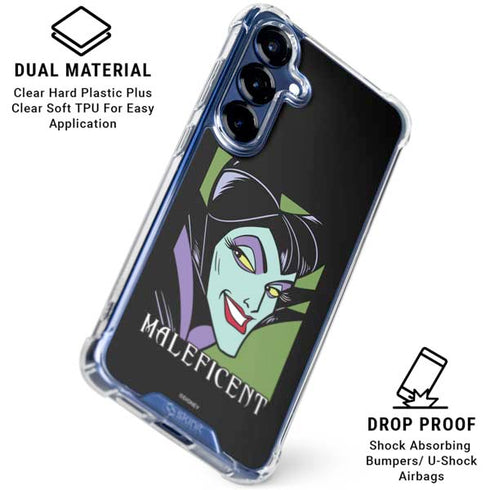 Disney Villains Maleficent Galaxy S25 Clear Case