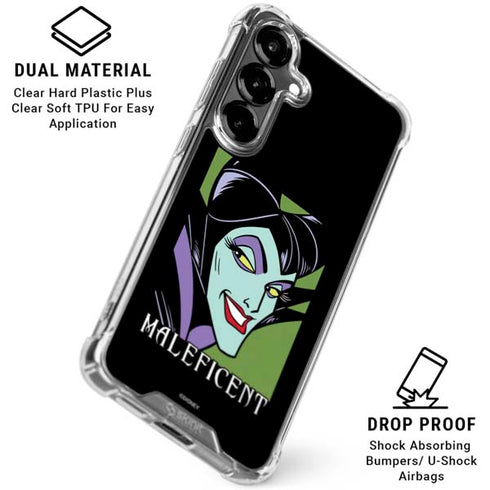 Disney Villains Maleficent Galaxy S26 Clear Case
