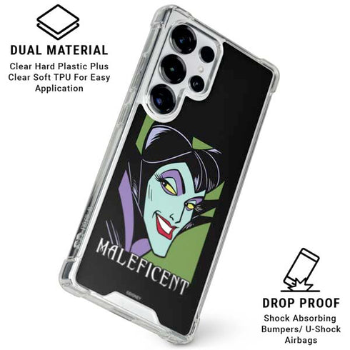 Disney Villains Maleficent Galaxy S26 Ultra Clear Case