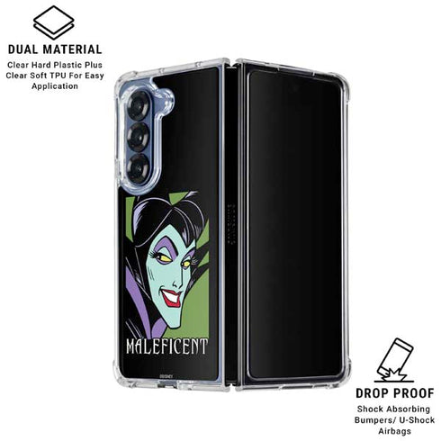 Disney Villains Maleficent Galaxy Z Fold6 Clear Case