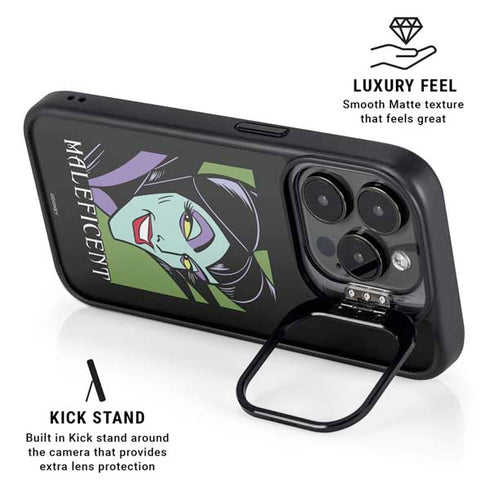 Disney Villains Maleficent iPhone 15 Pro Kickstand Case