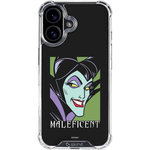 Disney Villains Maleficent iPhone 16 Plus Clear Case