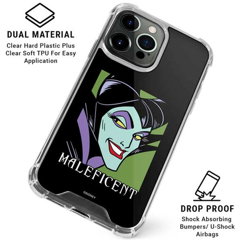 Disney Villains Maleficent iPhone 16 Pro Max Clear Case