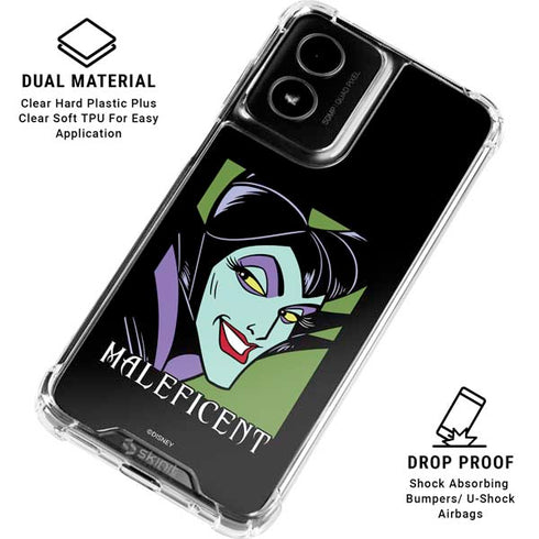 Disney Villains Maleficent Moto G Power 5G (2024) Clear Case