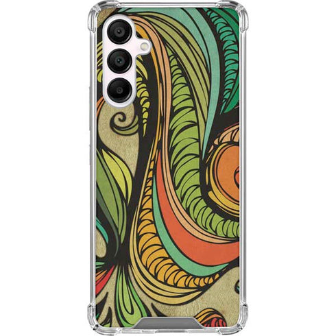 Malestrom 70s Inspired Galaxy A16 5G Clear Case