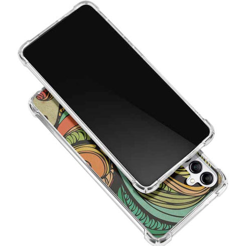 Malestrom 70s Inspired Galaxy A16 5G Clear Case