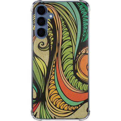 Malestrom 70s Inspired Galaxy A55 5G Clear Case
