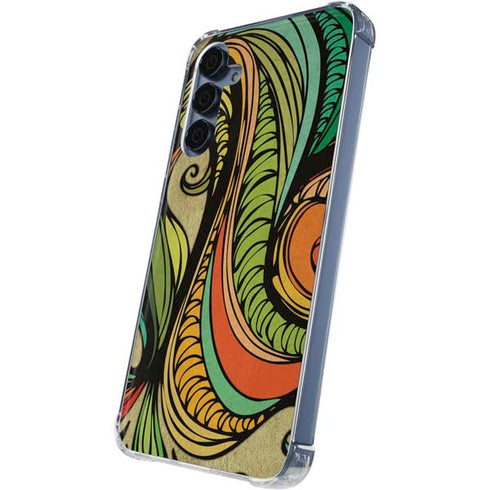 Malestrom 70s Inspired Galaxy A55 5G Clear Case