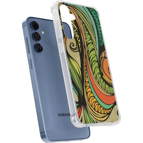 Malestrom 70s Inspired Galaxy A55 5G Clear Case