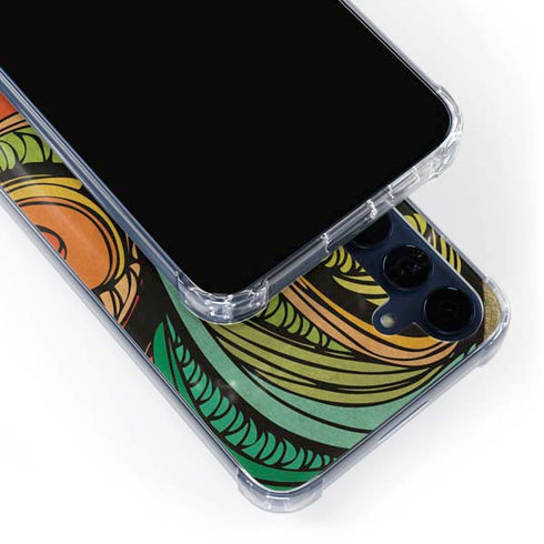 Malestrom 70s Inspired Galaxy A55 5G Clear Case
