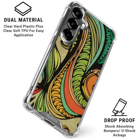 Malestrom 70s Inspired Galaxy S26 Plus Clear Case