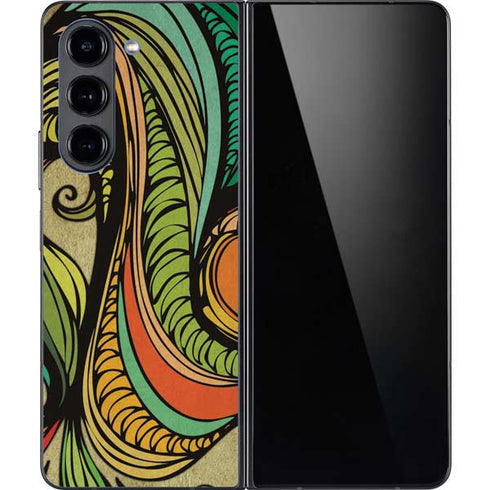 Malestrom 70s Inspired Galaxy Z Fold5 5G Skin