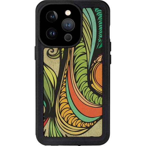 Malestrom 70s Inspired iPhone 15 Pro Waterproof Case