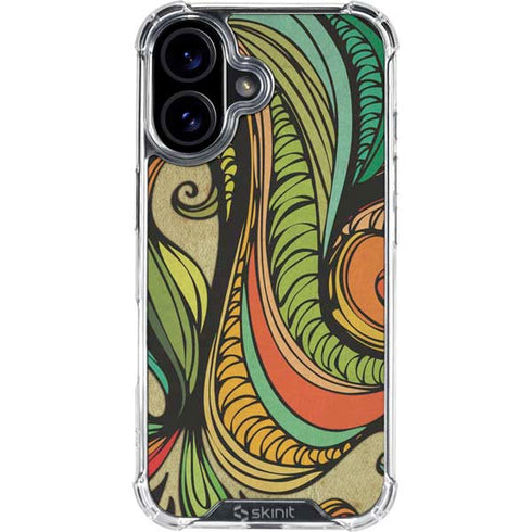 Malestrom 70s Inspired iPhone 16 Plus Clear Case