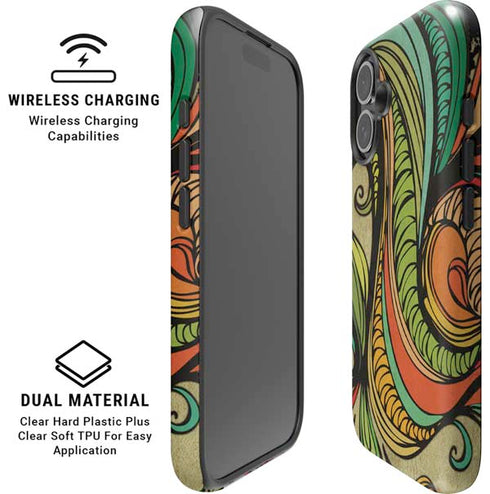 Malestrom 70s Inspired iPhone 16 Plus Magsafe Impact Case