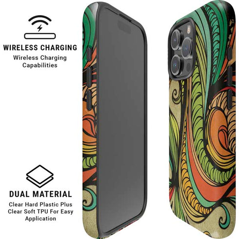 Malestrom 70s Inspired iPhone 16 Pro Magsafe Impact Case