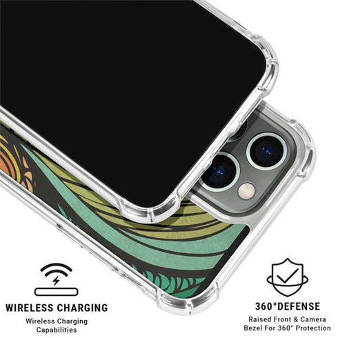 Malestrom 70s Inspired iPhone 16 Pro Max Clear Case