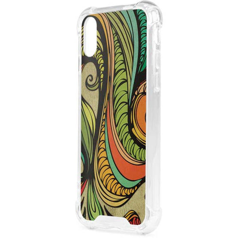 Malestrom 70s Inspired iPhone XS Clear Case