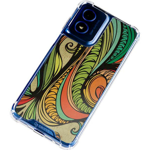 Malestrom 70s Inspired Moto G Play 4G (2024) Clear Case