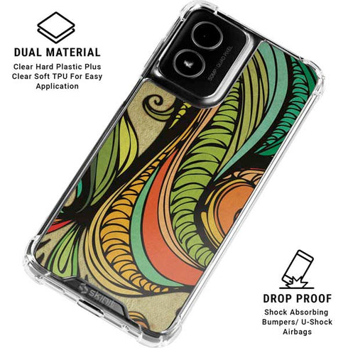 Malestrom 70s Inspired Moto G Power 5G (2024) Clear Case