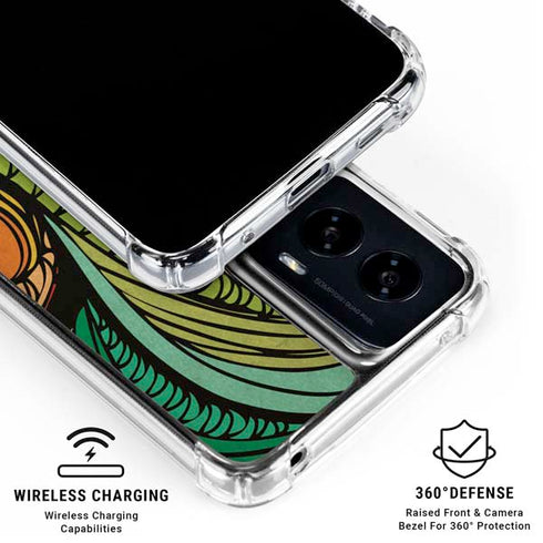 Malestrom 70s Inspired Moto G Power 5G (2024) Clear Case