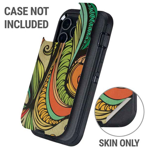 Malestrom 70s Inspired Otterbox Defender iPhone Skin